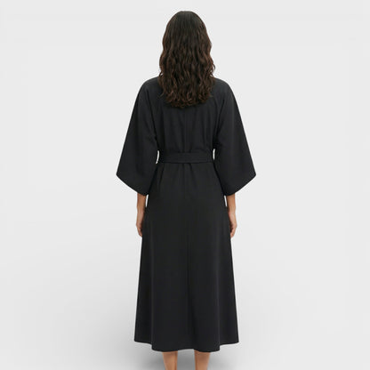 Vestido Elegante Mangas Farol