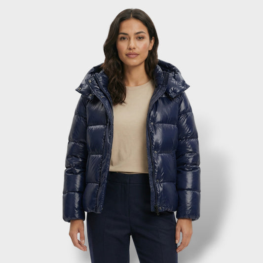 Chaqueta Cruzada con Capucha Mujer - Mavetta