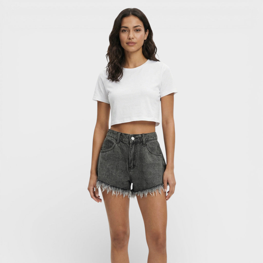Pantalones Cortos Mujer Denim Ajuste Regular - Mavetta