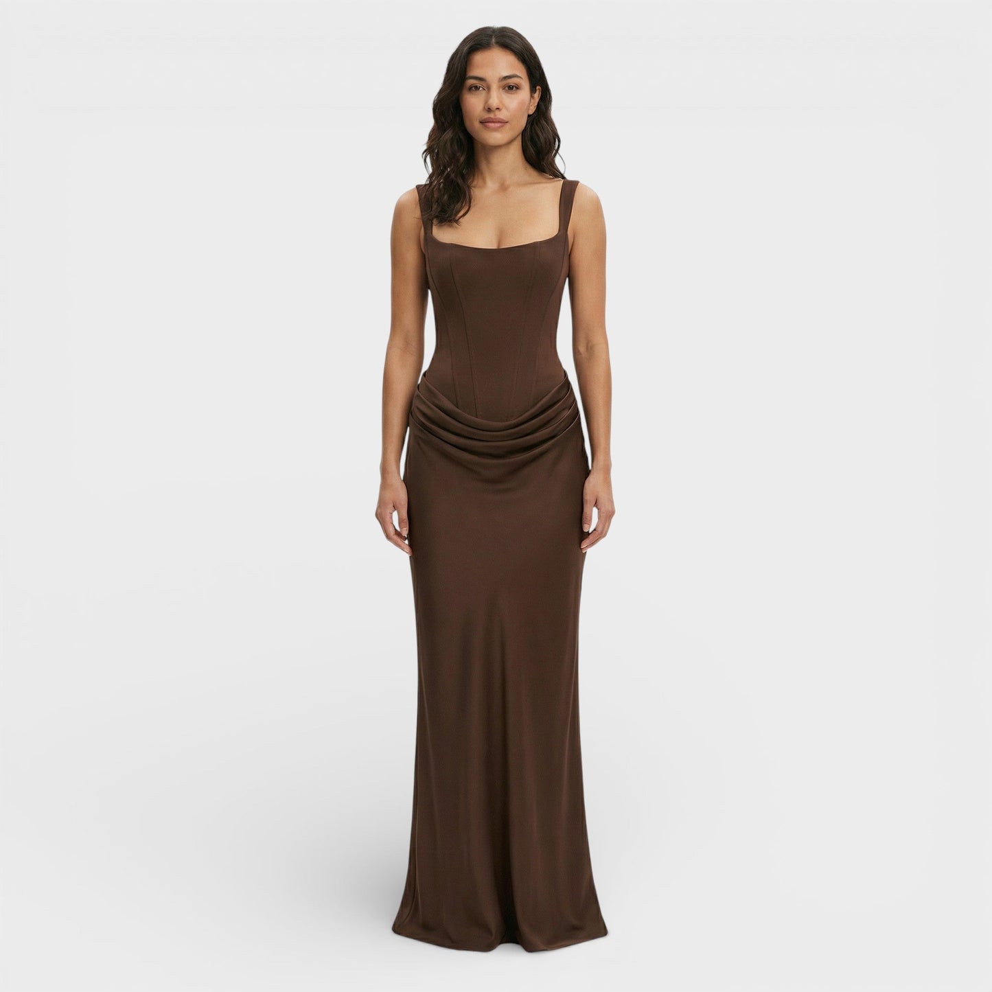 Vestido Largo Espalda Descubierta Elegante