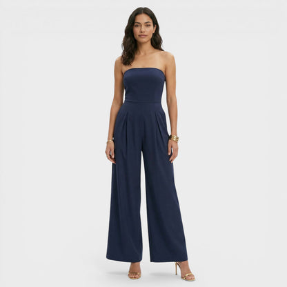 Mono Mujer Bandeau Tejido Suelto Pierna Ancha - Mavetta