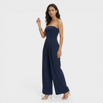 Mono Mujer Bandeau Tejido Suelto Pierna Ancha