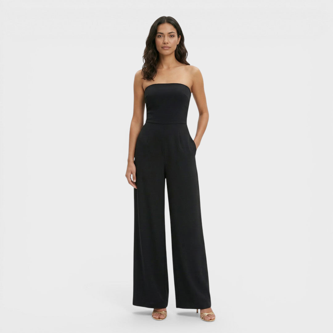 Mono Mujer Bandeau Tejido Suelto Pierna Ancha