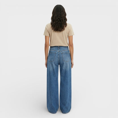 Pantalones Vaqueros Mujer Corte Ancho