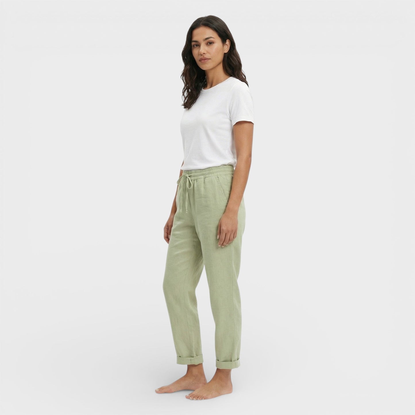 Pantalones Mujer Algodón Cintura Elástica Cómodos - Mavetta
