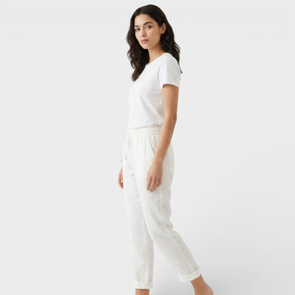 Pantalones Mujer Algodón Cintura Elástica Cómodos