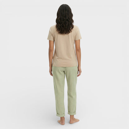 Pantalones Mujer Algodón Cintura Elástica Cómodos