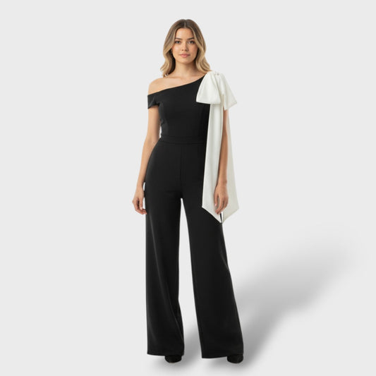 Vestido Mono Mujer Sin Hombros Lazo Ajustable - Mavetta