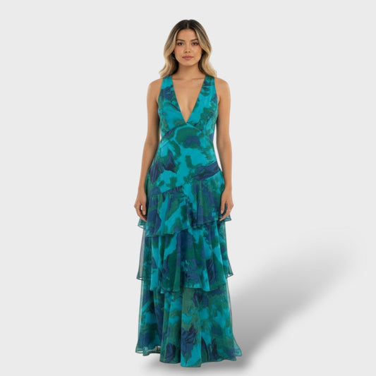 Vestido Maxi Mujer Corte Largo Elegante - Mavetta