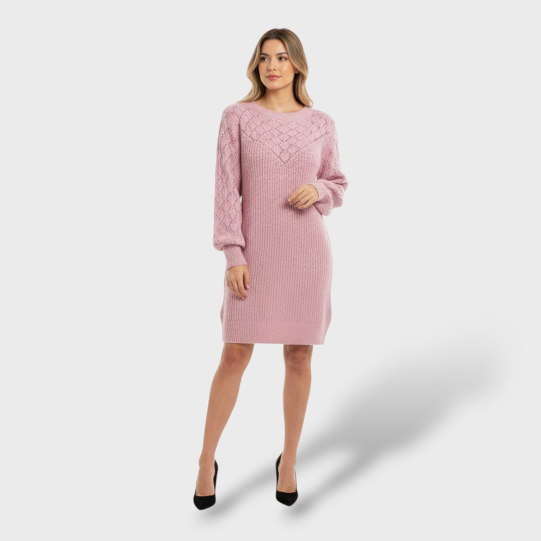Vestido Mujer de Lana Hombro Ajustado - Mavetta