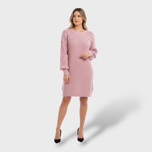 Vestido Mujer de Lana Hombro Ajustado - Mavetta