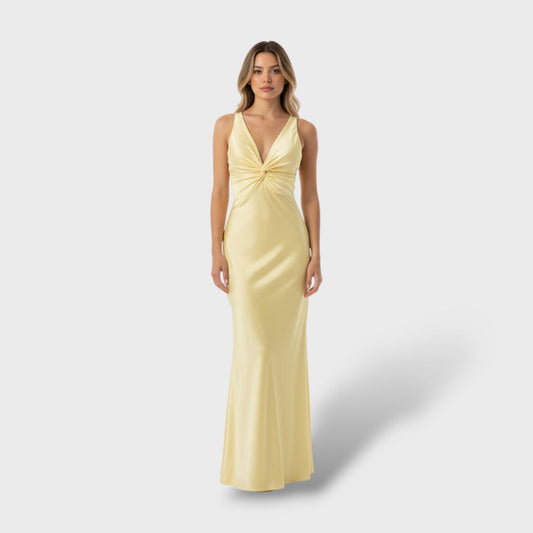 Vestido maxi mujer sin mangas fiesta elegante - Mavetta