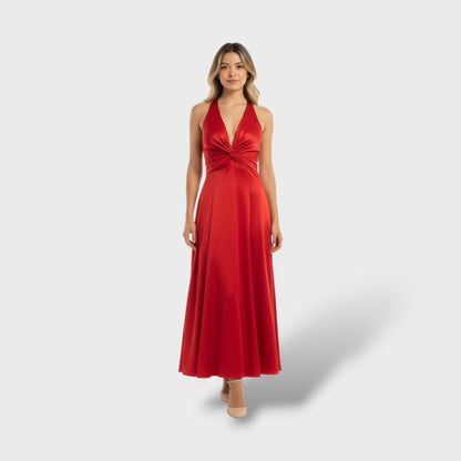 Vestido maxi mujer sin mangas fiesta elegante