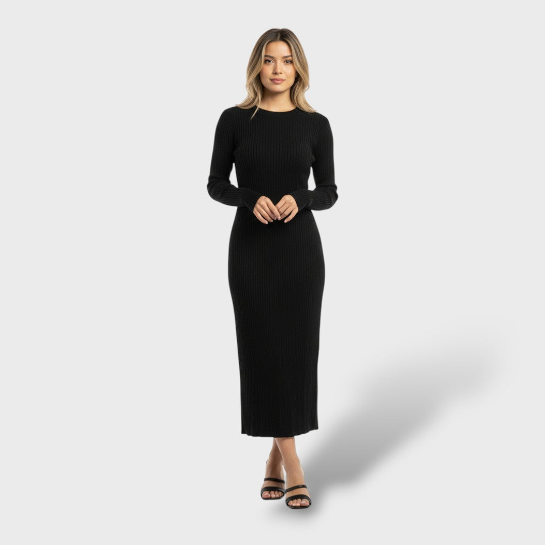 Vestido Largo Mujer de Lana Merino