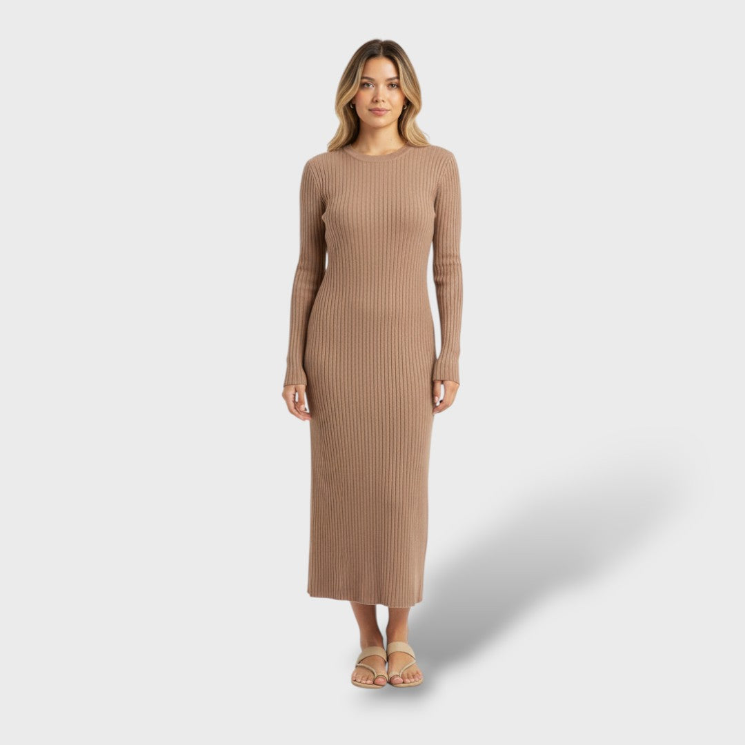 Vestido Largo Mujer de Lana Merino