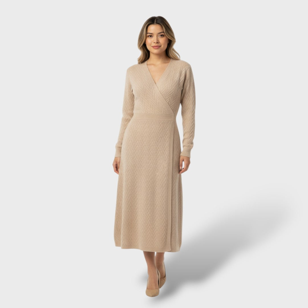 Vestido Mujer de Lana Merino Corte A-Line