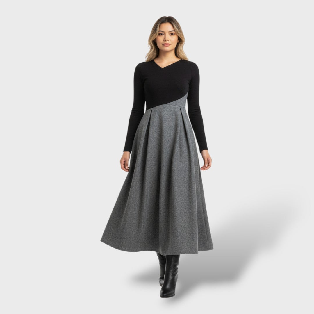 Vestido Mujer Corte A-Línea Ajuste Elegante - Mavetta