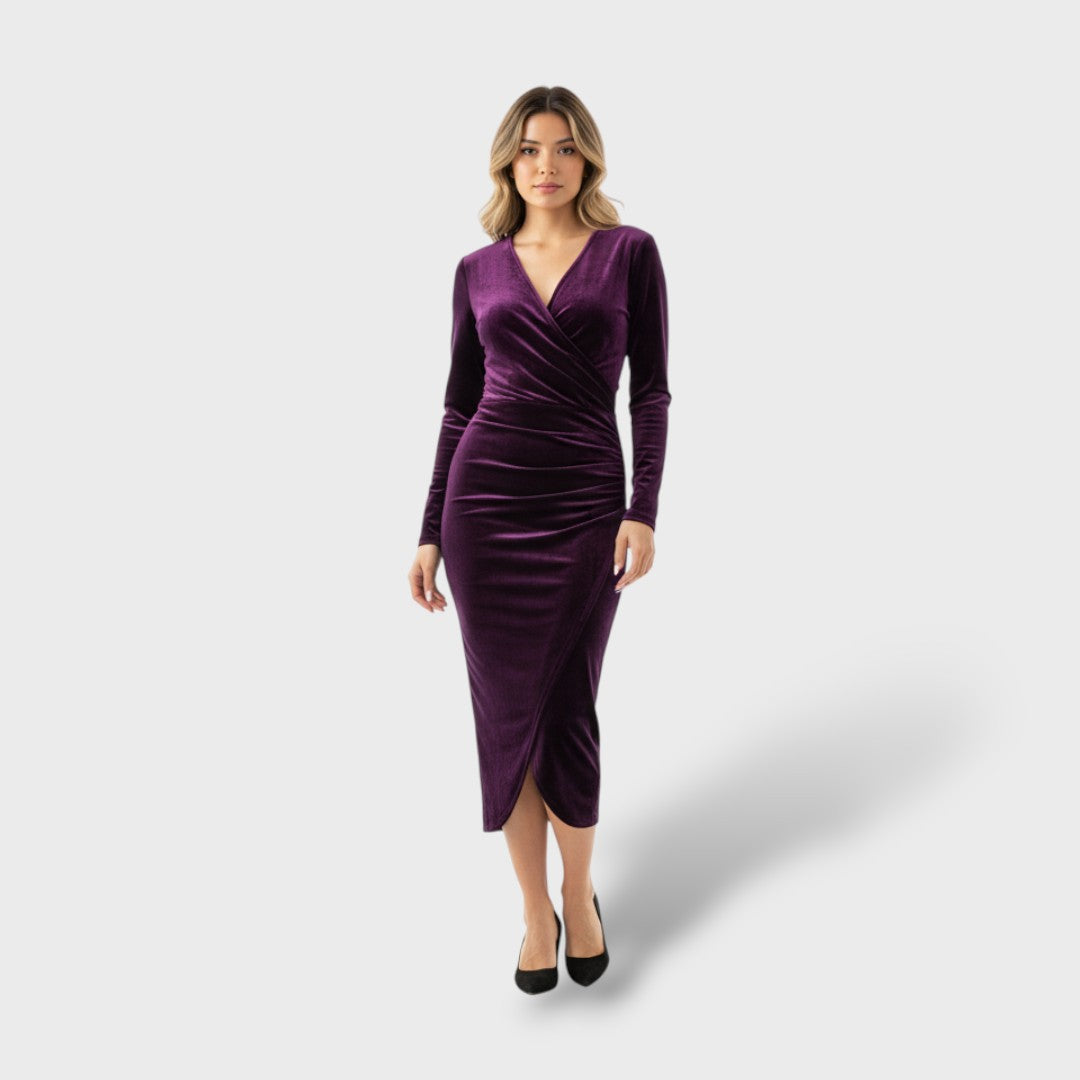 Vestido Fiesta Mujer Ajuste Elegante
