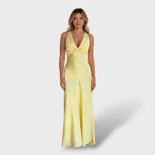 Vestido Largo Mujer Sin Mangas Ajuste Elegante - Mavetta