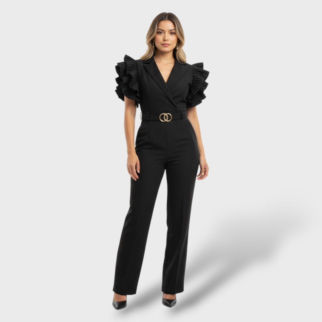 Conjunto Mujer Casual Cuello Profundo Ajustado - Mavetta