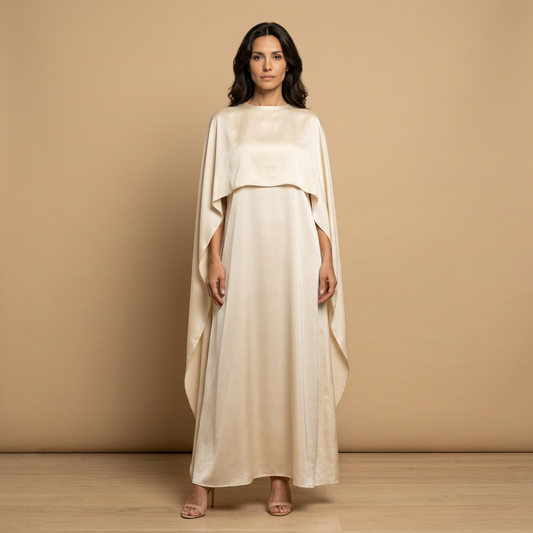 Vestido Largo Mujer Elegante Corte Recto - Mavetta