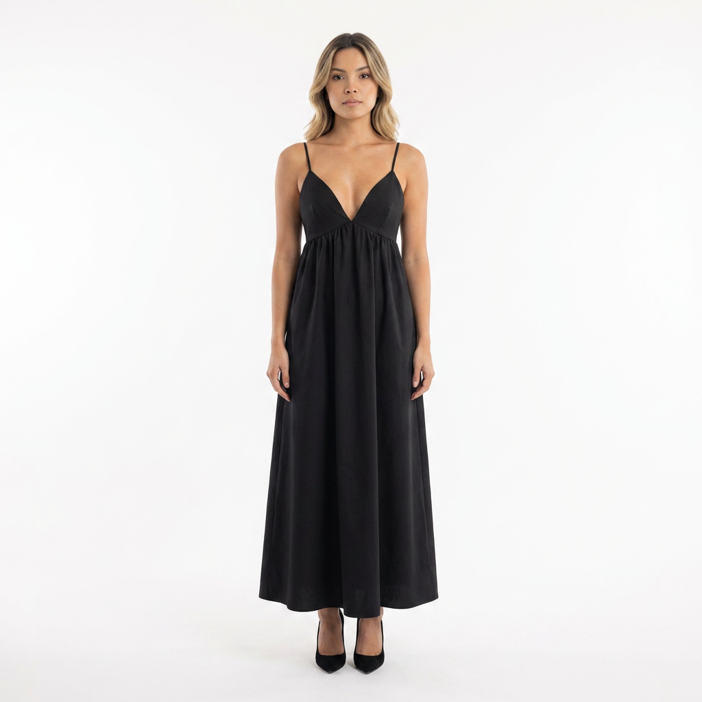 Vestido largo mujer escote espalda abierta - Mavetta