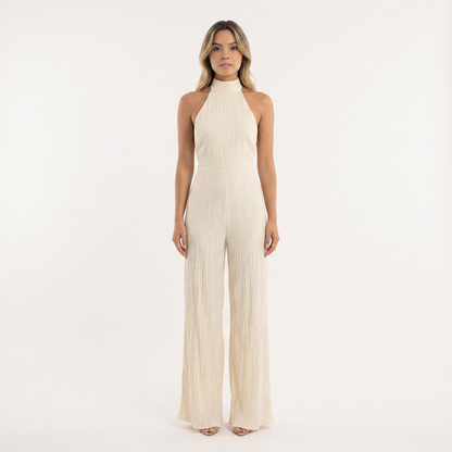 Conjunto Mujer Satén Halter Asimétrico - Mavetta