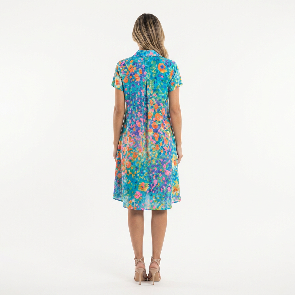 Vestido midi mujer estilo boho chic verano