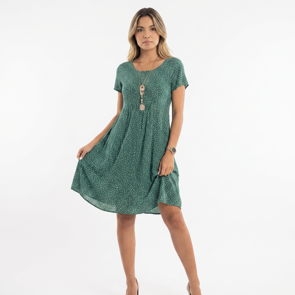 Vestido midi mujer estilo boho chic verano