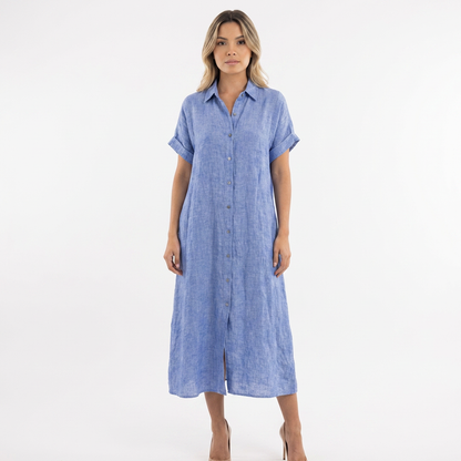 Vestido largo mujer de polo estilo elegante - Mavetta