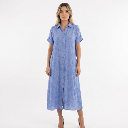 Vestido largo mujer de polo estilo elegante - Mavetta