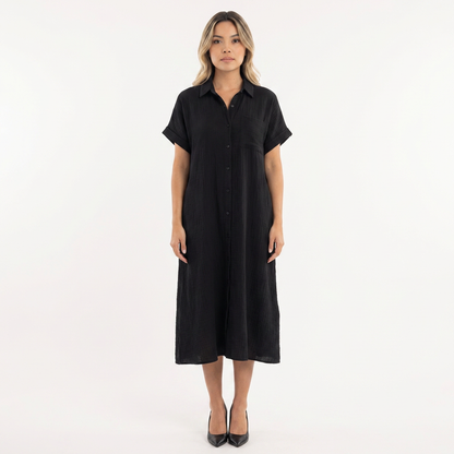 Vestido largo mujer de polo estilo elegante
