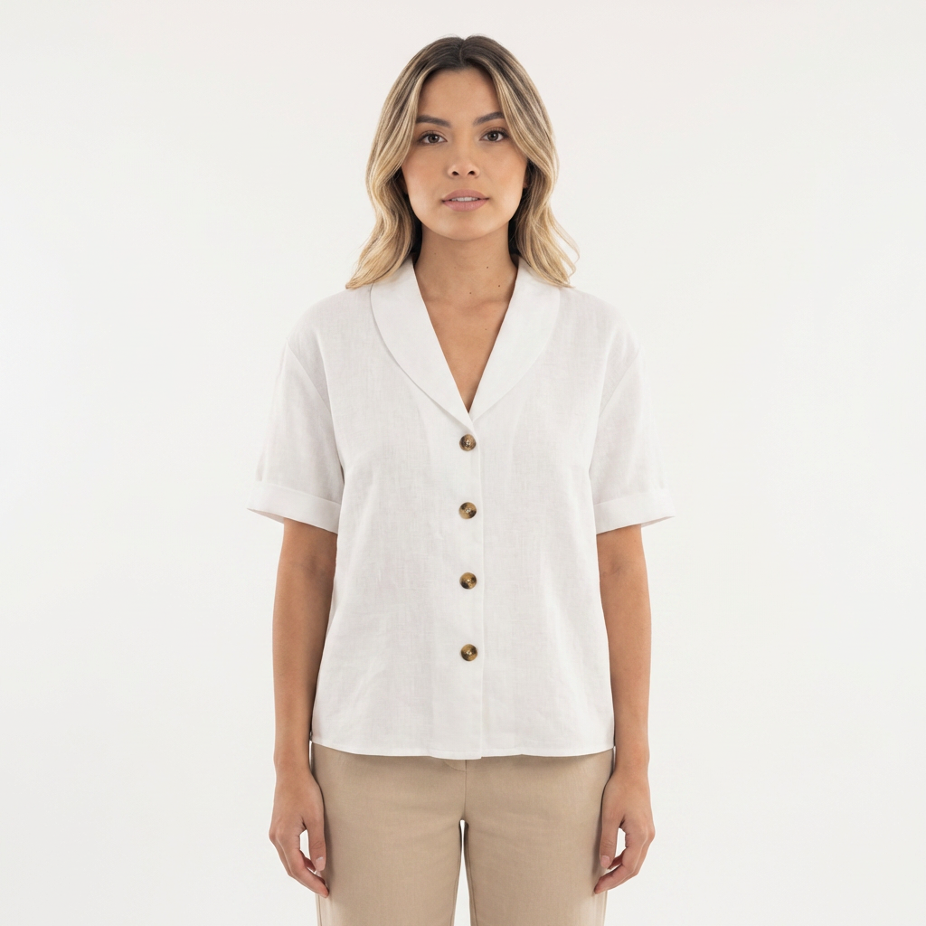 Blusa Mujer Cruzada Manga Larga Ajustada - Mavetta