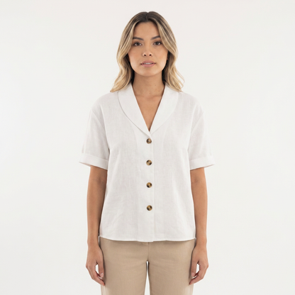 Blusa Mujer Cruzada Manga Larga Ajustada - Mavetta