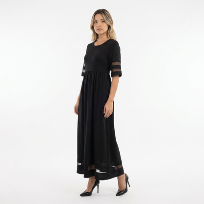 Vestido largo mujer efecto vientre plano elegante