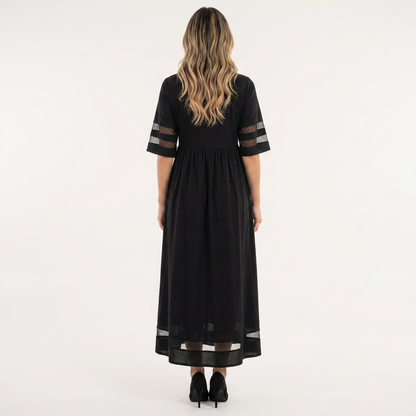 Vestido largo mujer efecto vientre plano elegante