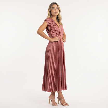 Vestido largo mujer de gala elegante