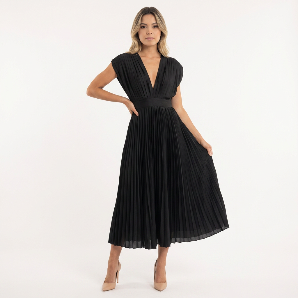 Vestido largo mujer de gala elegante