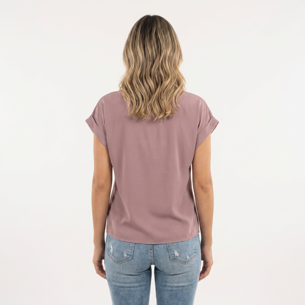 Blusa mujer escote corazón casual