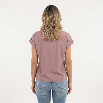 Blusa mujer escote corazón casual