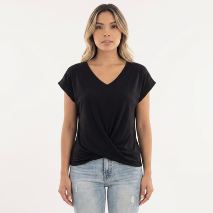 Blusa mujer escote corazón casual