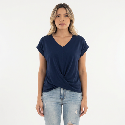 Blusa mujer escote corazón casual
