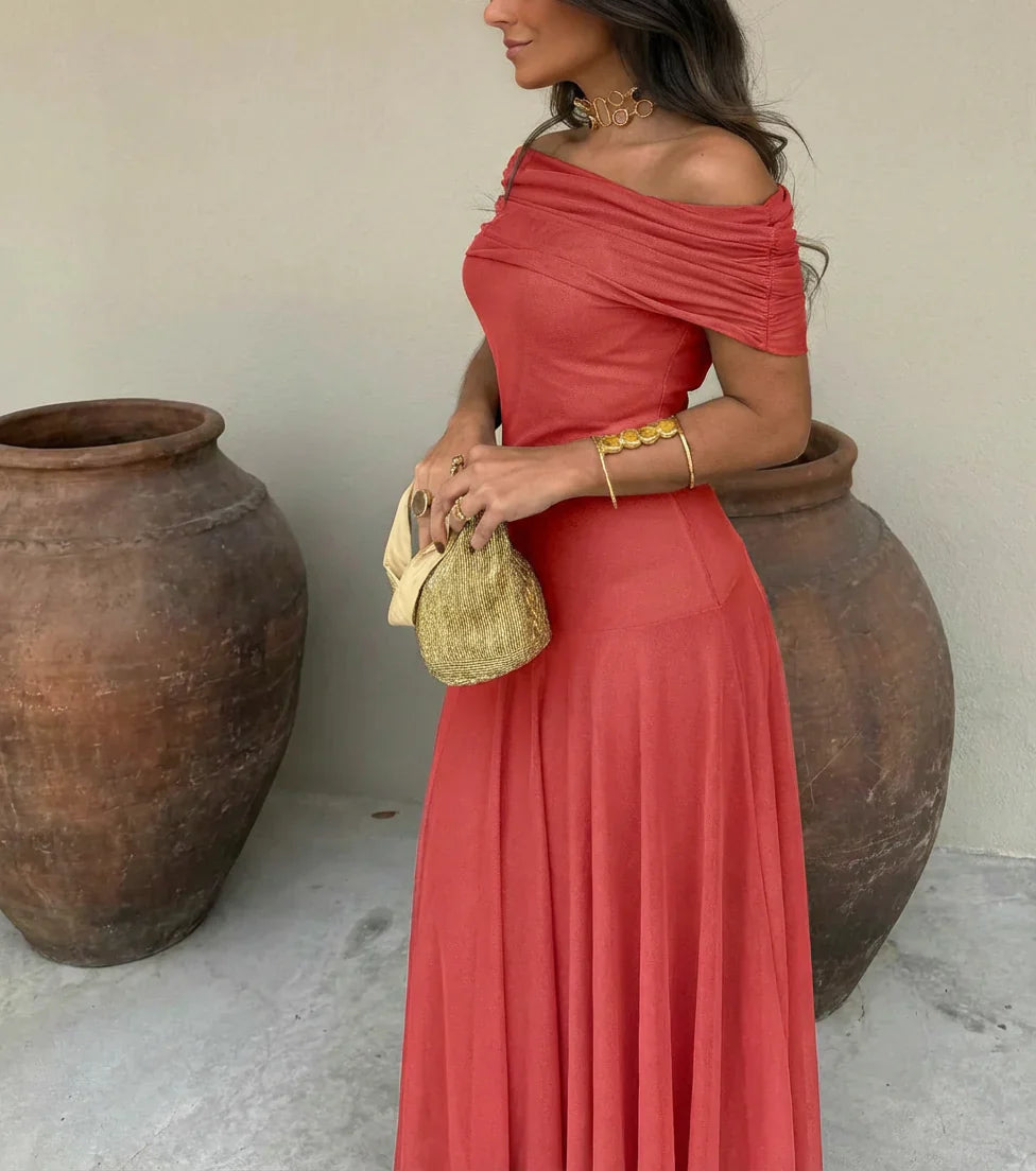 Vestido Mujer Mesh Asimétrico