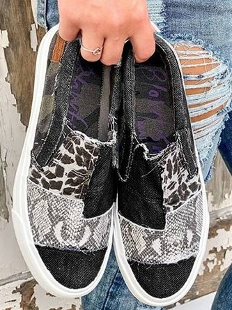 Zapatillas Mujer sin Cordones Diseño con Parches
