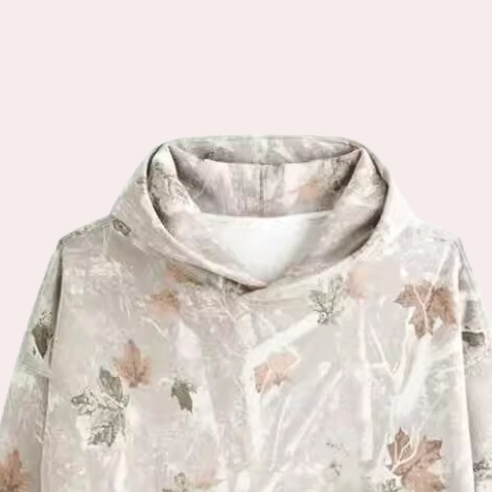 Sudadera Hombre con Capucha Estampado Camuflaje