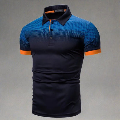 Polo hombre Algodón Ajuste Moderno efecto degradado