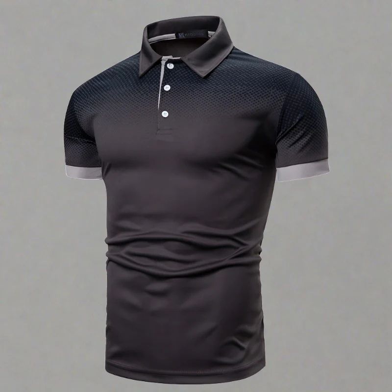 Polo hombre Algodón Ajuste Moderno efecto degradado