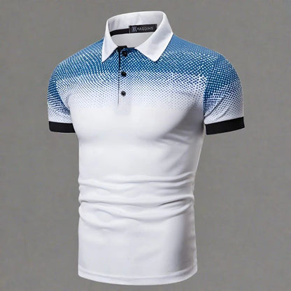 Polo hombre Algodón Ajuste Moderno efecto degradado