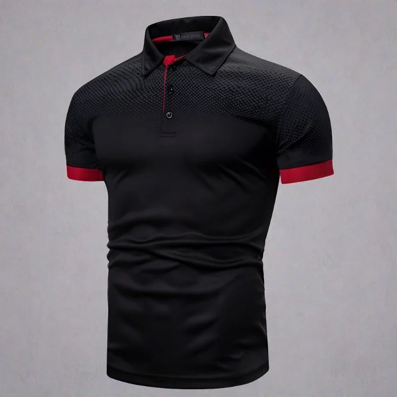 Polo hombre Algodón Ajuste Moderno efecto degradado