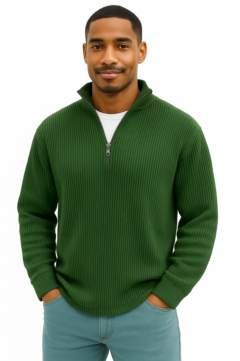 Suéter Hombre Casual Ajuste Regular